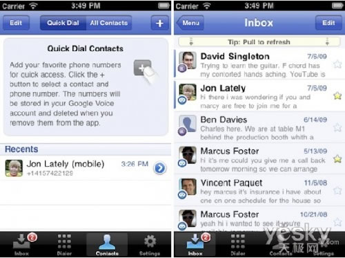 Google Voice應(yīng)用在蘋(píng)果App Store上架